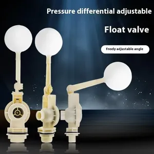 ABS Mini Nổi Bóng Van Bể Cá Bể Cá <span class=keywords><strong>Float</strong></span> Van Bể Nước Điều Khiển Mức Độ Đa Hướng Cài Đặt Bóng Gà - Product Image 2