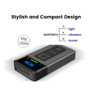 Escáner de código de barras portátil 1D 2D QR BT Mini lector de código de barras de mano para IOS Android Smart Phone Tablet inalámbrico + USB - Product Image 4