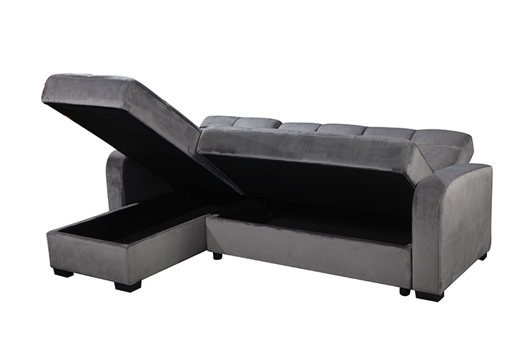 Hot sale living room modern velvet sofa luxury cum sofa