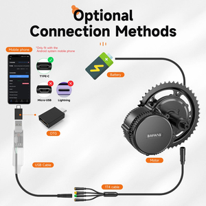Комплект для среднего привода Bafang BBS01 BBS02B BBSHD Изменяет параметры скорости PAS OTG-USB USB-кабелей - Product Image 5