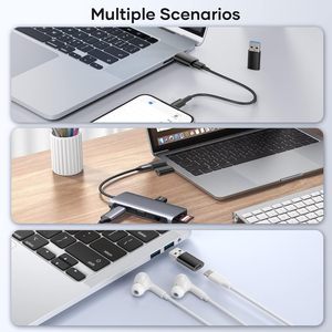 Zofast 10Gbps USB 3.1 A tipi C dönüştürücü hızlı veri transferi ve 100W hızlı şarj için telefon Laptop PC tabletler ile uyumlu - Product Image 6