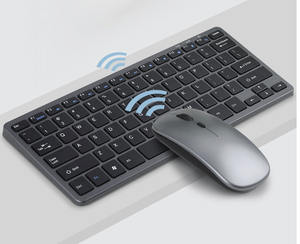 2,4G inalámbrico recargable Mini teclado delgado y combinación de mouse BT Keyboard Suite en stock - Product Image 1