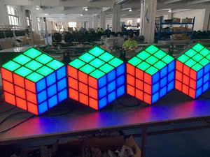 DMX512 <strong>LED</strong> Magic Cube Hexagon Panel Light for Background Event Party Stage Lighting