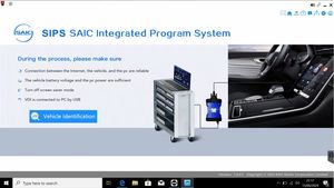 Ein Jahr Online-Anmelde konto für MG SAIC VDS3-Diagnosesoftware und SIPS-Programmier software