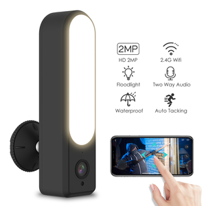 Ikevision TuyaフルHDスマート防水3MP Wifiセキュリティナイトビジョンカメラ、フラッドライトモーションアラームCCTV付き家庭の安全性