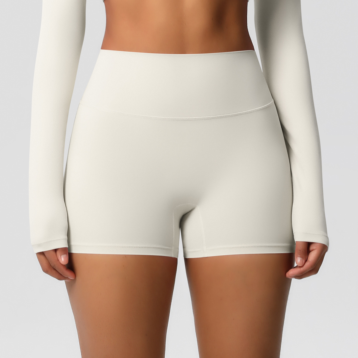 7101 pantaloncini-avorio chiaro