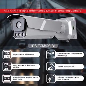 IATK-TCM403-BI/0832 IATK-TCM403-<strong>B</strong>/0832 Hik HICKVISION 4MP IR ANPR Smart Monitoring <strong>Camera</strong> IATK-TCM403-BI/0411 - Product Image 2