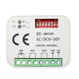 รีโมตควบคุมระยะไกล280-868MHz RX รีโมทประตูโรงรถเครื่องส่งสัญญาณ1ช่อง - Product Image 3