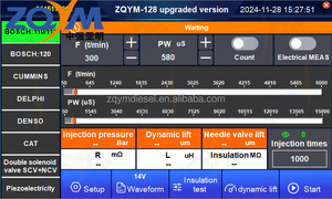اختبار حاقن السكك الحديدية المشتركة متعددة الوظائف ZQYM P 128pro اختبار حاقن اختبار اختبار الملف اللولبي - Product Image 6