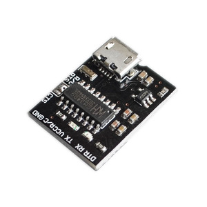 Модуль последовательного адаптера с USB на TTL, порт Micro USB, 3,3 В/5 В, двойное напряжение, автоматическая загрузка для Arduino/ESP8266/STM32 - Product Image 1