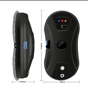 آلة تنظيف النوافذ الذكية بتوريد من المصنع مع جهاز تحكم عن بعد وشفط كبير، منظفات نوافذ كهربائية للاستخدام في الفنادق - Product Image 1