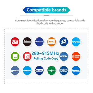 4 Buttons Multi Frequency 280 to 915MHz Copy Rolling Code Universal Garage Door Opener RF Wireless Remote <strong>Control</strong>