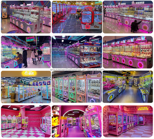 لعبة تعمل بقطع النقود المعدنية بارك من Funplay Park Vending Arcade Claw آلة مع فاتورة Acceptor - Product Image 5