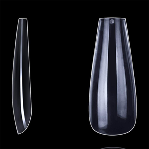 RTS fransız kare Stiletto C eğrisi açık tabut tam veya yarım kapak tırnak ipuçları 500 kutusu - Product Image 4