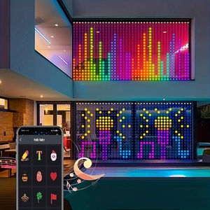 Nuova App di controllo Smart fata luce indirizzabile RGB luci a LED Pixel luci a tendina stringa di programmazione decorazione Display