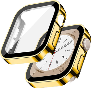 For <strong>Apple</strong> Watch 38 40 42 44 45 49 Mm Liquid Pc With Tempered Glass Protection Cover Case for Iwatch Screen <strong>Fil</strong> - Product Image 2
