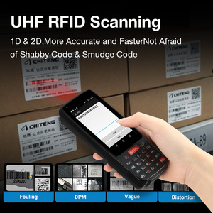 IP65 endüstriyel sağlam 4000mAh pil GPS Wifi BlueTooth GPRS NFC okuyucu barkod tarayıcı el akıllı terminali Android PDA