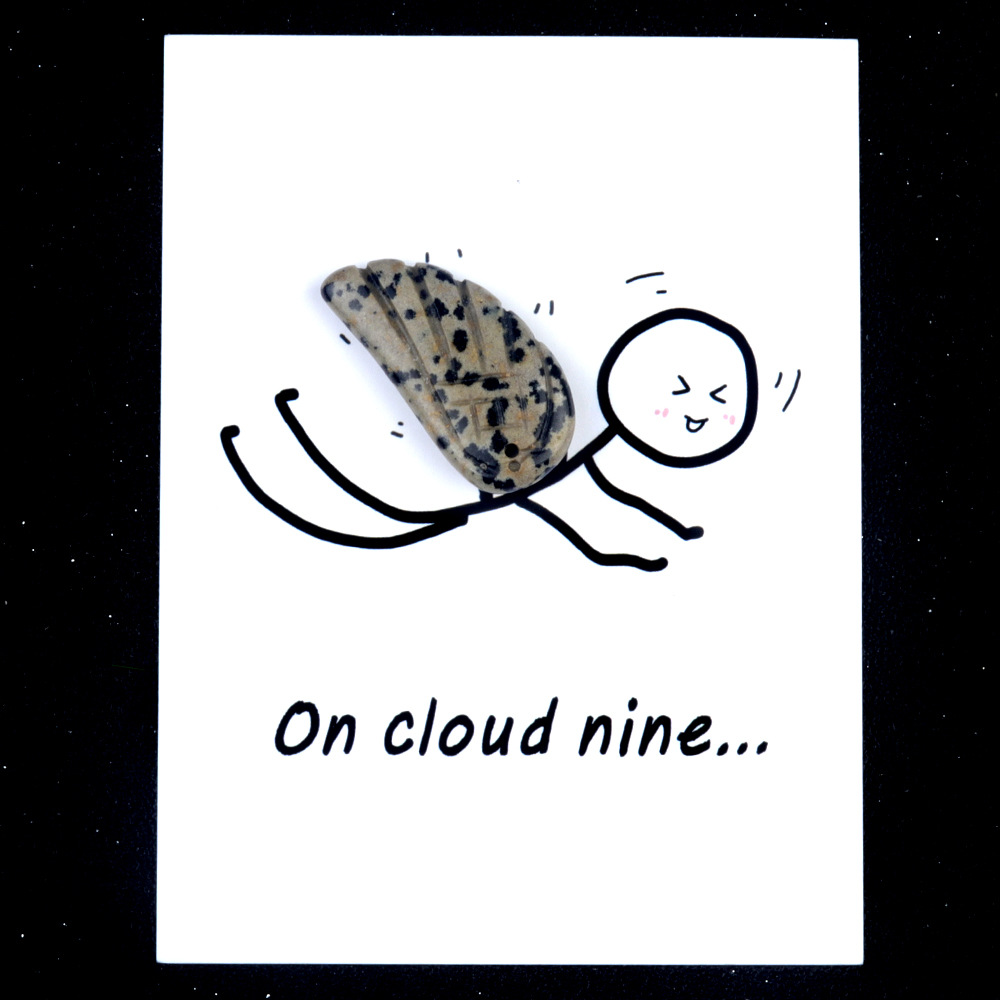 Spot stone card