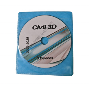 Civil 3D 1 Year 2023 2024 2025 2026 Edu Version Computer Drafting Drawing Tool <strong>Software</strong> CD/DVD - Product Image 1