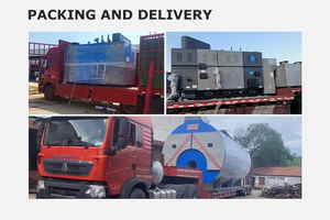 Yeni otomatik kömür yakıtlı odun enerjili biyokütle yatay buhar kazanı çin üretici
