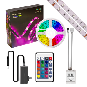 Tcwin personalizzato RGB Led striscia di luce Kit con telecomando IR 5m 10m 15m 20m Ip20 m Ip65 Ip68 impermeabile 30Led 60Led di alta qualità - Product Image 1