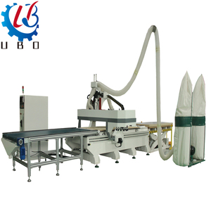 UBO beliebte 4 * 8ft Automatische Lade-und Entlade maschine cnc Fräsmaschine Preis 3 Achsen Holz Acryl Kunststoff Schneiden