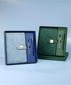 Elegant Business <strong>Notebook</strong> Gift Set PU Leather <strong>Notebook</strong> <strong>With</strong> Magnetic Clasp Ribbon Bookmark &amp; Luxury Box (Custom Logo) - Product Image 6