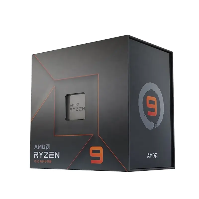 AMD R9 7900X 3D-CPU-Prozessor für Desktop-Computer PC 12 Kerne 24 Gewinde AM5 Schnittstelle neu verpackte R9 7900