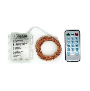 Waterproof <strong>LED</strong> Fairy <strong>Lights</strong> <strong>with</strong> Music Sound Control 5M 10M Battery Operated 8 Modes <strong>Timer</strong> <strong>String</strong> Copper Remote for Christmas - Product Image 3
