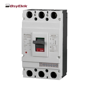 Customized LOGO Small MOQ 3P 4P <strong>400A</strong> 1500VDC Electronic Type MCCB Mould Case Circuit Breaker for Solar System - Product Image 1