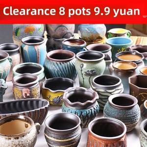 Универсальный керамический цветочный горшок для внутреннего и наружного использования, идеально подходит для суккулентов и растений в стильных цветочных горшках - Product Image 6