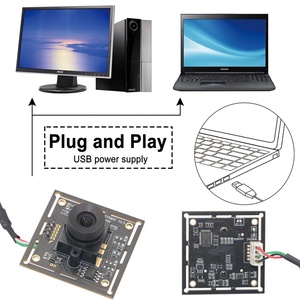 Precio bajo IMX335 5MP 1/2.8 pulgadas Coms Sensor de color USB2.0 FF Reconocimiento facial Lente ojo de pez Mini módulo de cámara industrial con micrófono - Product Image 5
