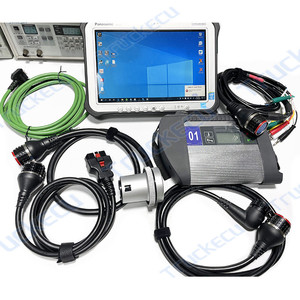 MB yıldız C4 SD Connect C4 Benz için otomatik Wifi DOIP çoklayıcı c5 c6 araba kamyon Van SPRINTER teşhis aracı yazılım + FZ G1 Tablet - Product Image 6
