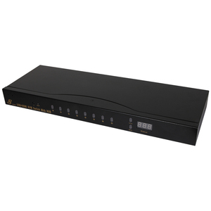 VCOM <strong>1</strong>.<strong>4</strong> Version 8 Way 4K HDMI <strong>KVM</strong> <strong>Switch</strong> with Audio USB IR Remote Control for 8 Computer to <strong>1</strong> Monitor