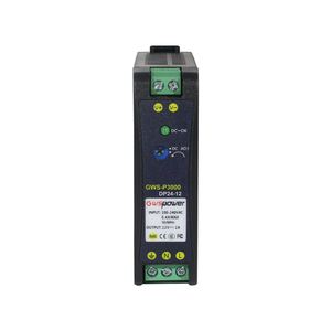 Fuente de alimentación conmutada de carril Din Industrial de doble salida de alto rendimiento 24W 12V potencia de salida de 24W para interruptor POE usando - Product Image 6