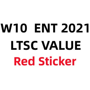 Lo más nuevo para Win 10 ENT 2021 LTSC VALUE Mulitilanguage Globally Online Activation Enterprise Red Silver Sticker Software - Product Image 5