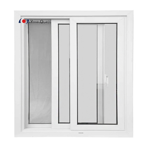 Çift camlı UPVC sürgülü pencere 3 parça sorunsuz sürgülü cam pencereler PVC tasarım pencere Gril ev dikey sürgülü Windows - Product Image 2