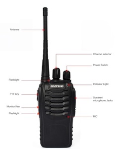 宝丰BF 888S迷你手持式超高频400-470兆赫双向火腿收音机，用于高质量通信原装宝丰888S - Product Image 2