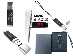 Cristallo USB flash drive nuovo progettista flash LED 2.0 3.0 16GB HA CONDOTTO LA luce di cristallo del USB del bastone