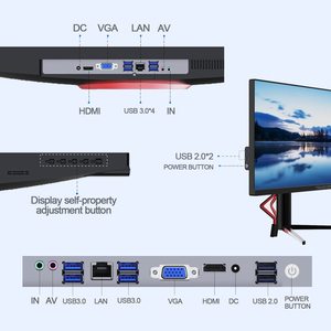 Iyi görünümlü oyun pc seti masaüstü bilgisayar hepsi bir pc ile 2K UHD oyun bilgisayarı - Product Image 4