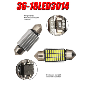 C5W แอลอีดีสำหรับรถยนต์รูปทรงโดม3014 36มม., หลอดไฟ LED ติดภายในรถแบบอัตโนมัติ - Product Image 3