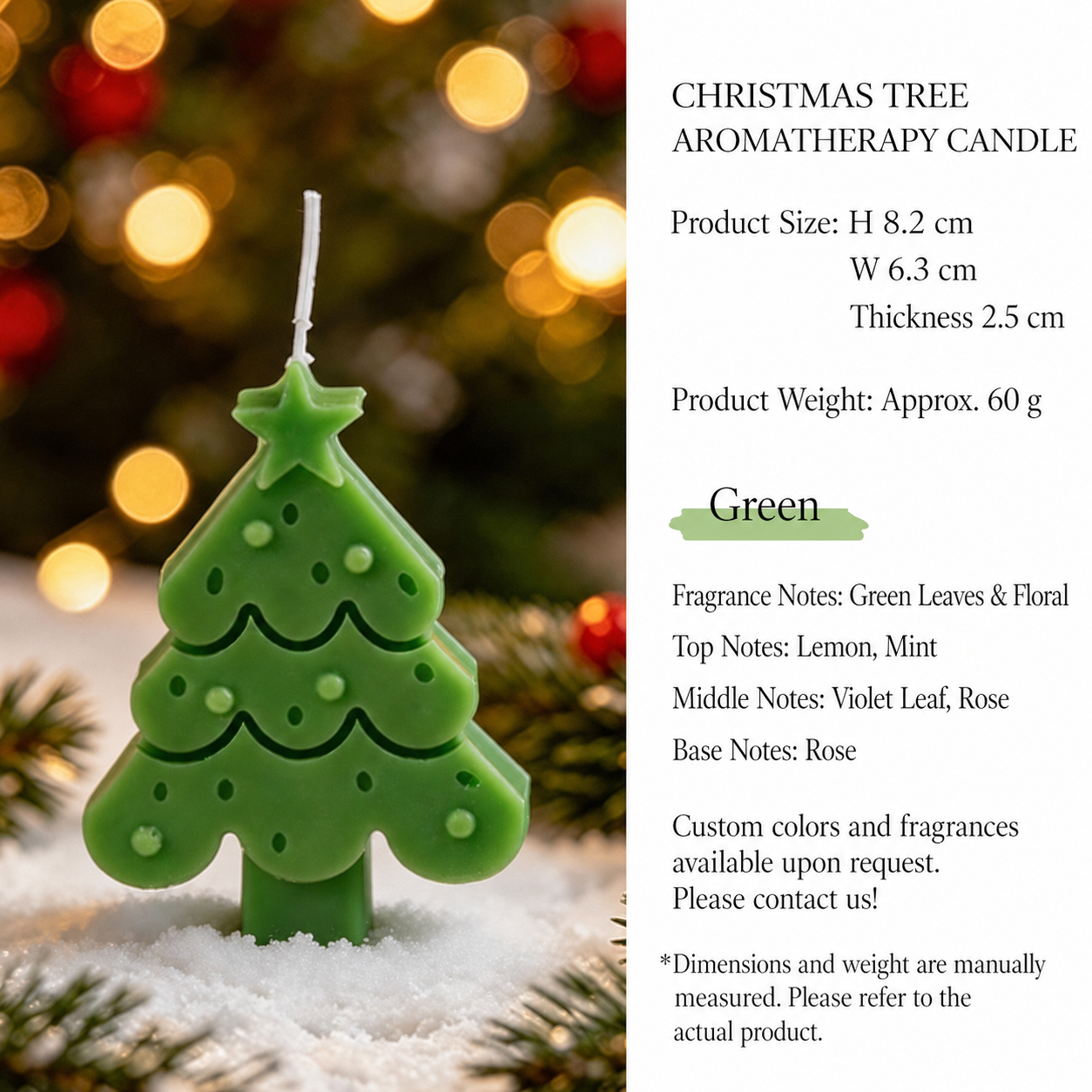 Tree Scented Candle-Green