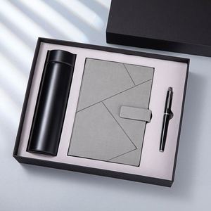 Novedades 2024 Planner Regalo Promocional Conjuntos Notebook Thermos Bottle Pen Business Gift Set Custom Office Welcome Gift Set - Product Image 1