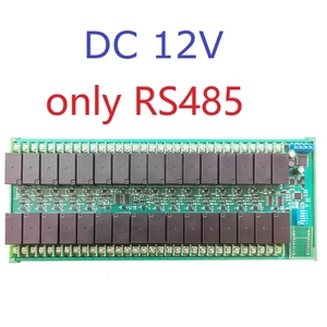 32Ch 20A Módulo de relé Ethernet/RS485 de alta corriente RJ45 LAN WAN Puerto de red TCP/IP Modbus Slave 12V 24V PLC IO Board - Product Image 4