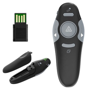 USB Presenter Laser Page tornitura penna puntatore Laser rosso PPT puntatore telecomando penna uso per insegnamento presentazione PowerPoint - Product Image 4