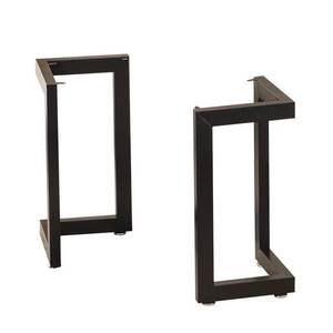 Bàn gỗ rắn chân Khung và chân với sắt nghệ thuật cho hội nghị máy tính và văn phòng bàn-hiện đại Thiết kế đơn giản - Product Image 5