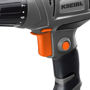 KSEIBI电动工具6.5毫米超薄机身无键卡盘旋转钻320W电钻