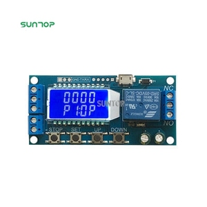 XY-LJ02 Timer Relais verzögerung schalter Modul Verzögerung Ausschalten und Trigger Delay Cycle Timing Circuit Switch mit LCD-Digital anzeige
