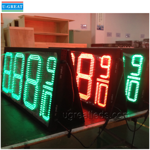 24 Inch Digital Gas Price LED Sign 7 <strong>Segment</strong> Cash Credit Gas Price LED Signage With Remote <strong>Control</strong> - Product Image 1