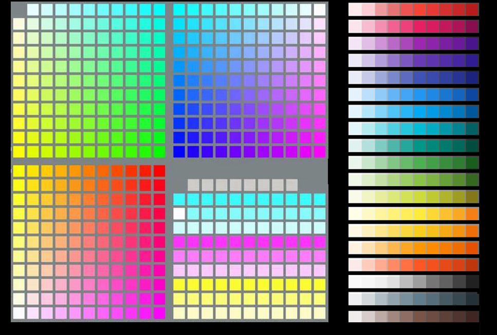 Colores mezclados